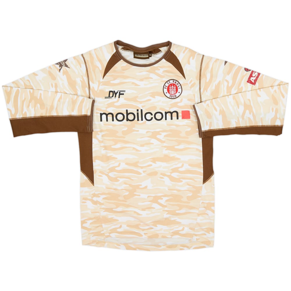 2005-06 St Pauli Home L/S Shirt - 7/10 - (S)