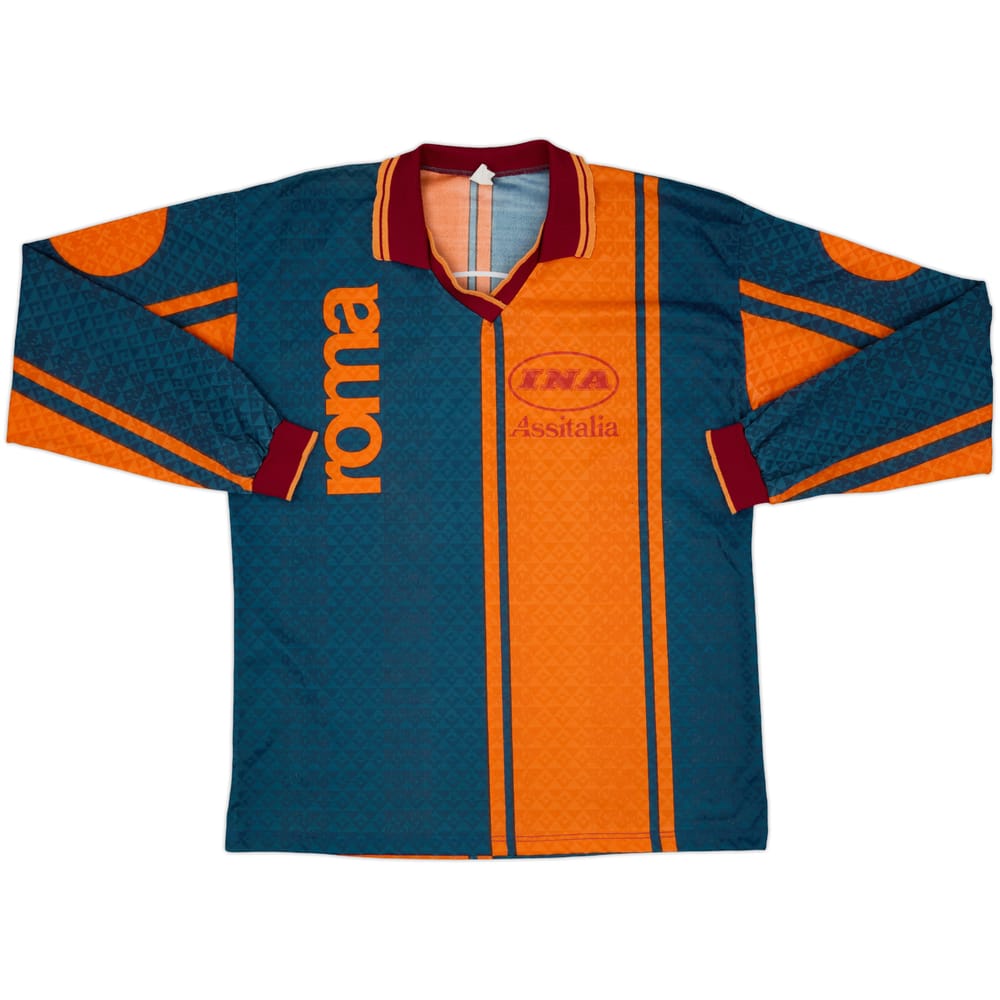 1997-98 Roma Training L/S Shirt - 8/10 - (XL)