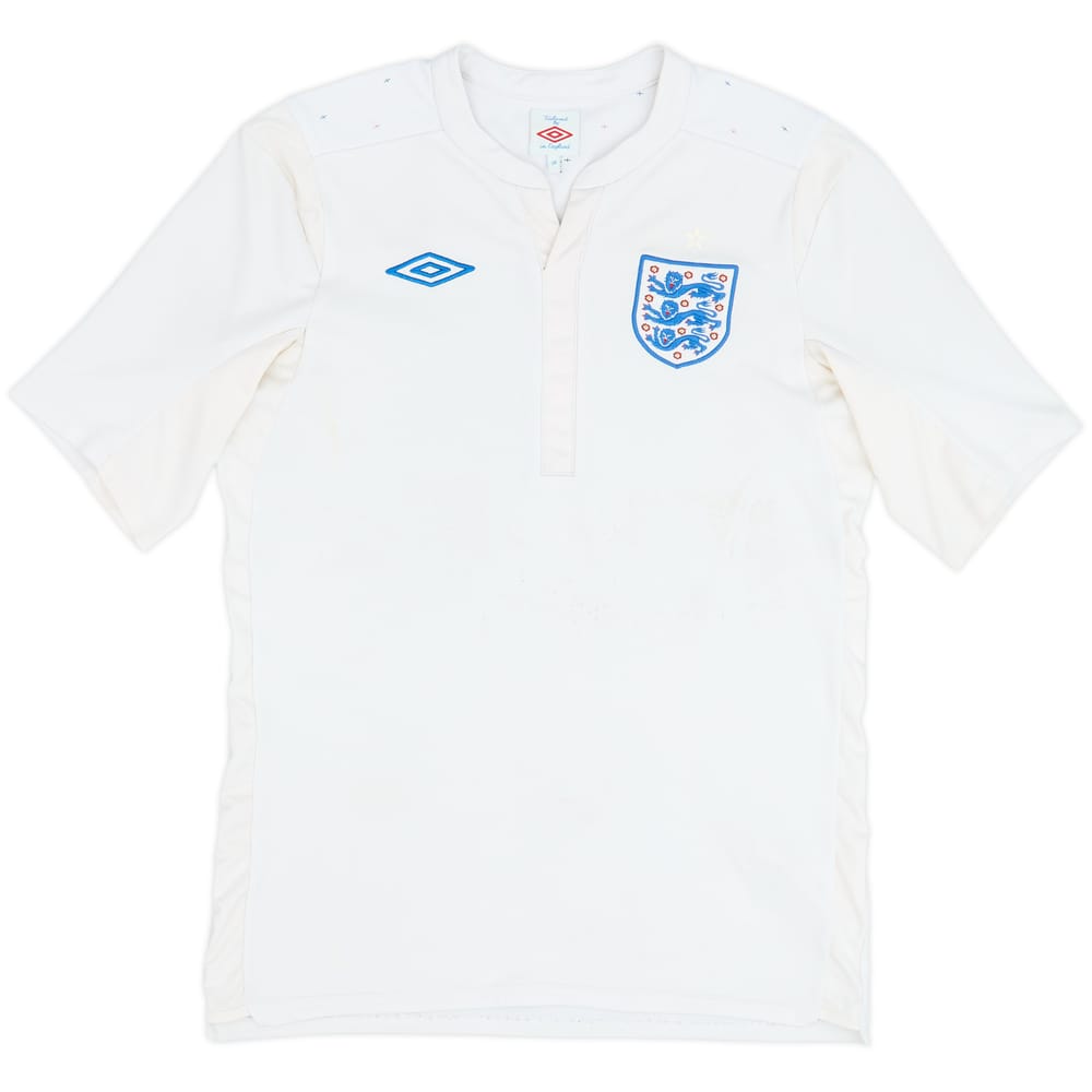 2010-11 England Home Shirt - 4/10 - (M)