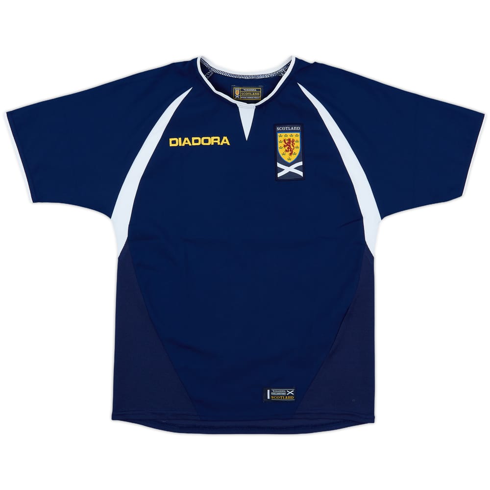 2003-05 Scotland Home Shirt - 8/10 - (M.Boys)