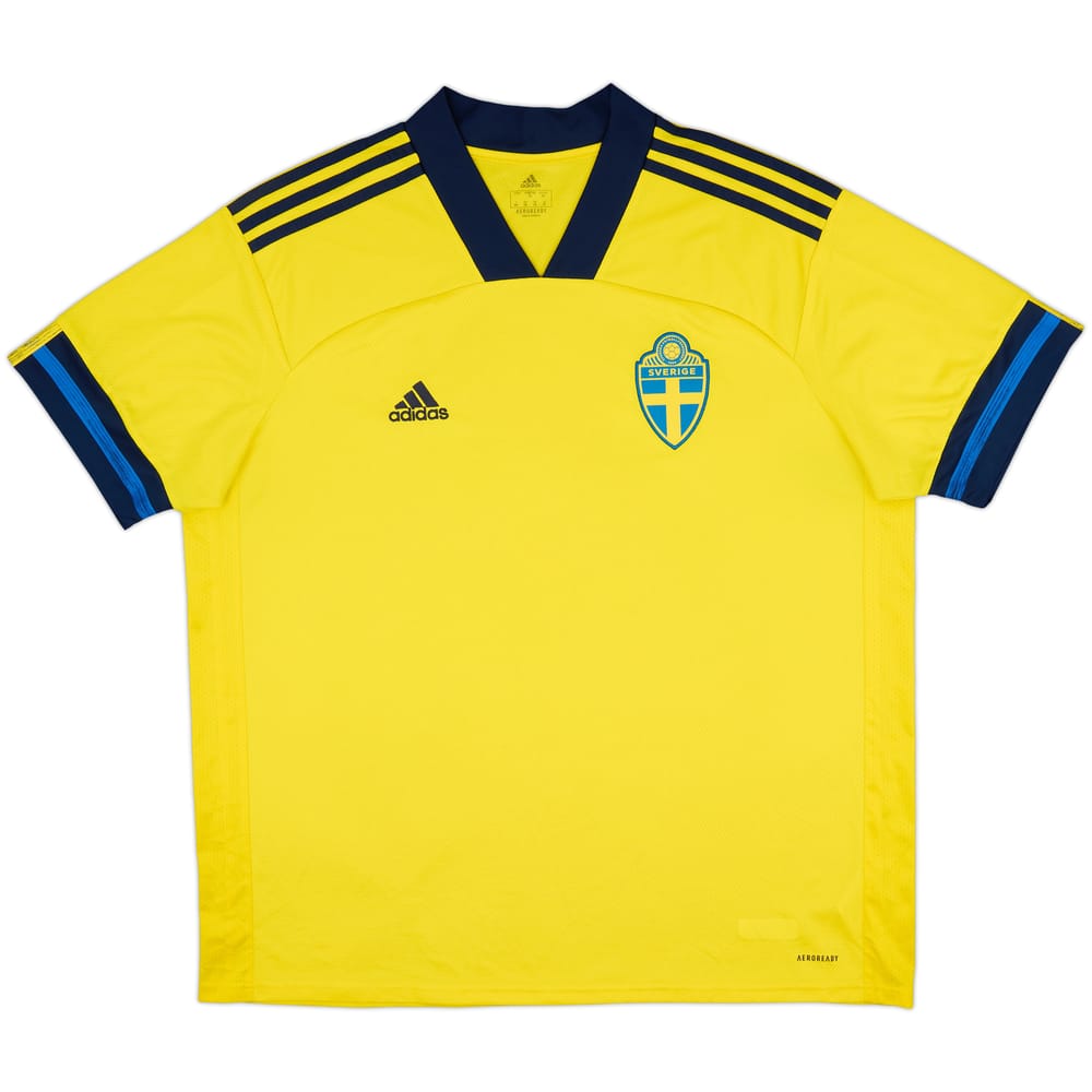 2020-21 Sweden Home Shirt - 9/10 - (XXL)