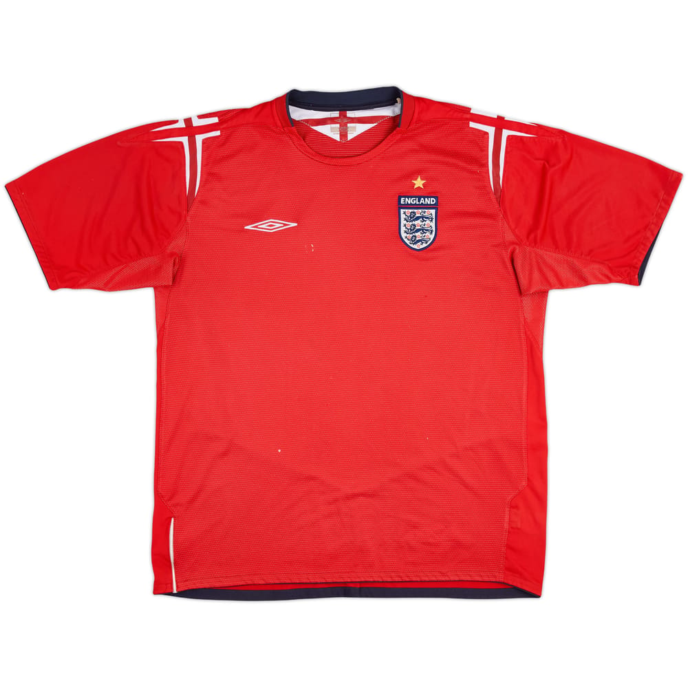 2004-06 England Away Shirt - 5/10 - (XL)