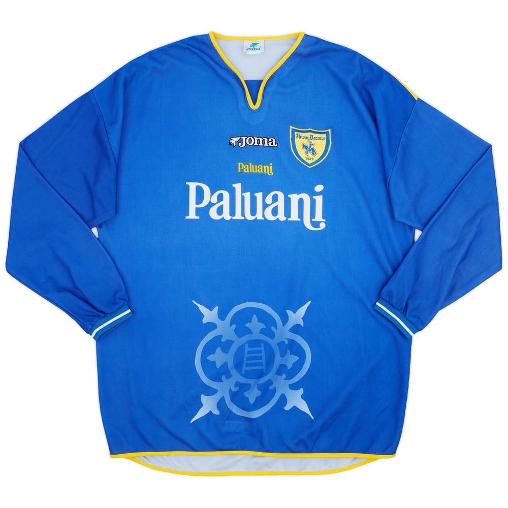 2001-02 Chievo Verona Away L/S Shirt - 8/10 - (XL)