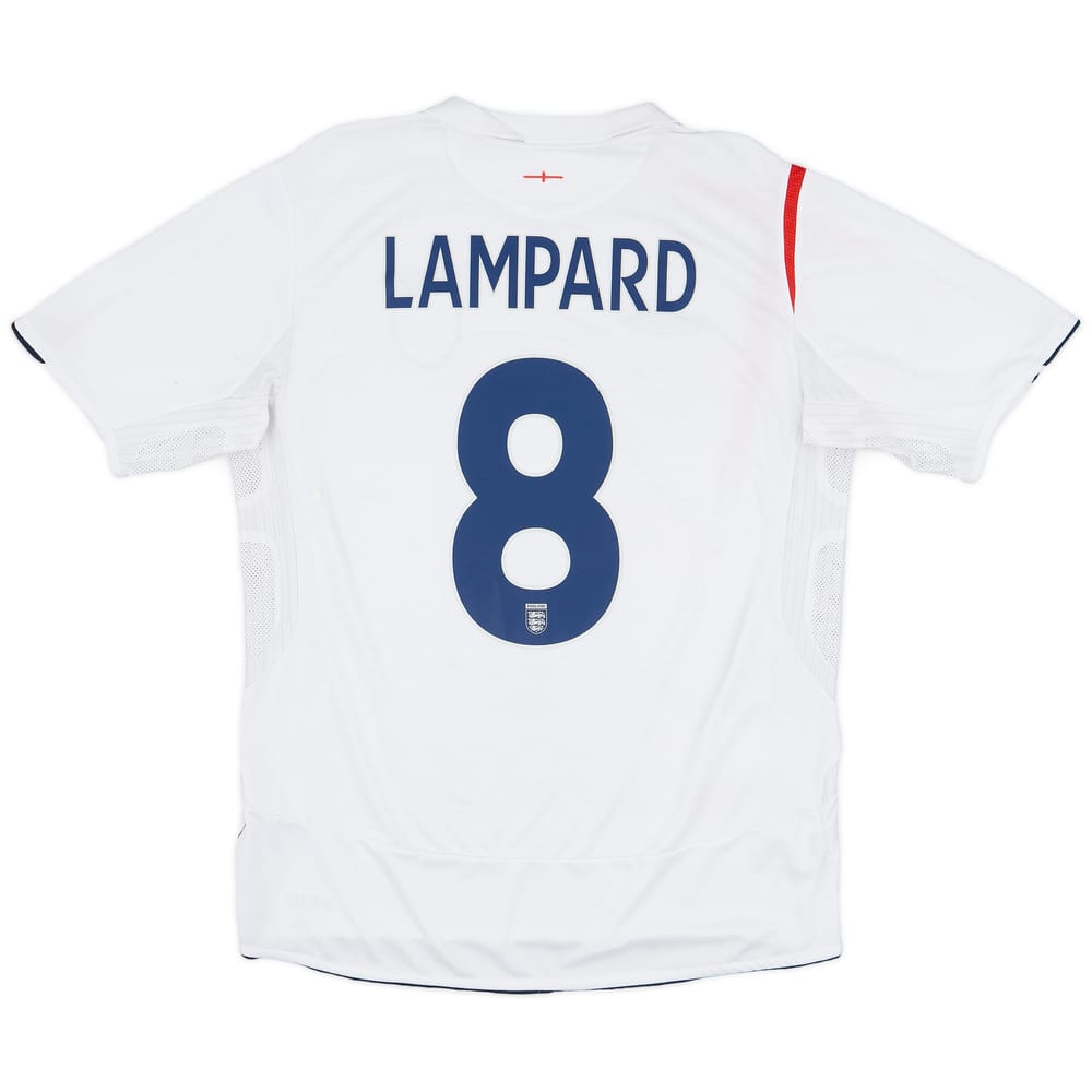 2005-07 England Home Shirt Lampard #8 - 5/10 - (L)