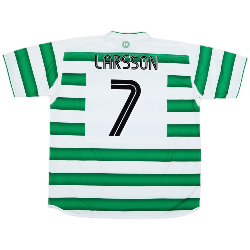 2003-04 Celtic Home Shirt Larsson #7 - 8/10 - (XXL)