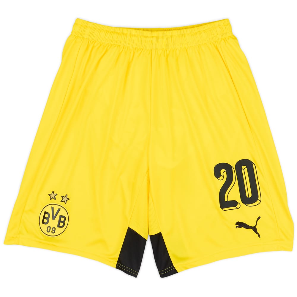 2015-16 Borussia Dortmund Player Issue Home Shorts #20 (Ramos) - As New - (M)