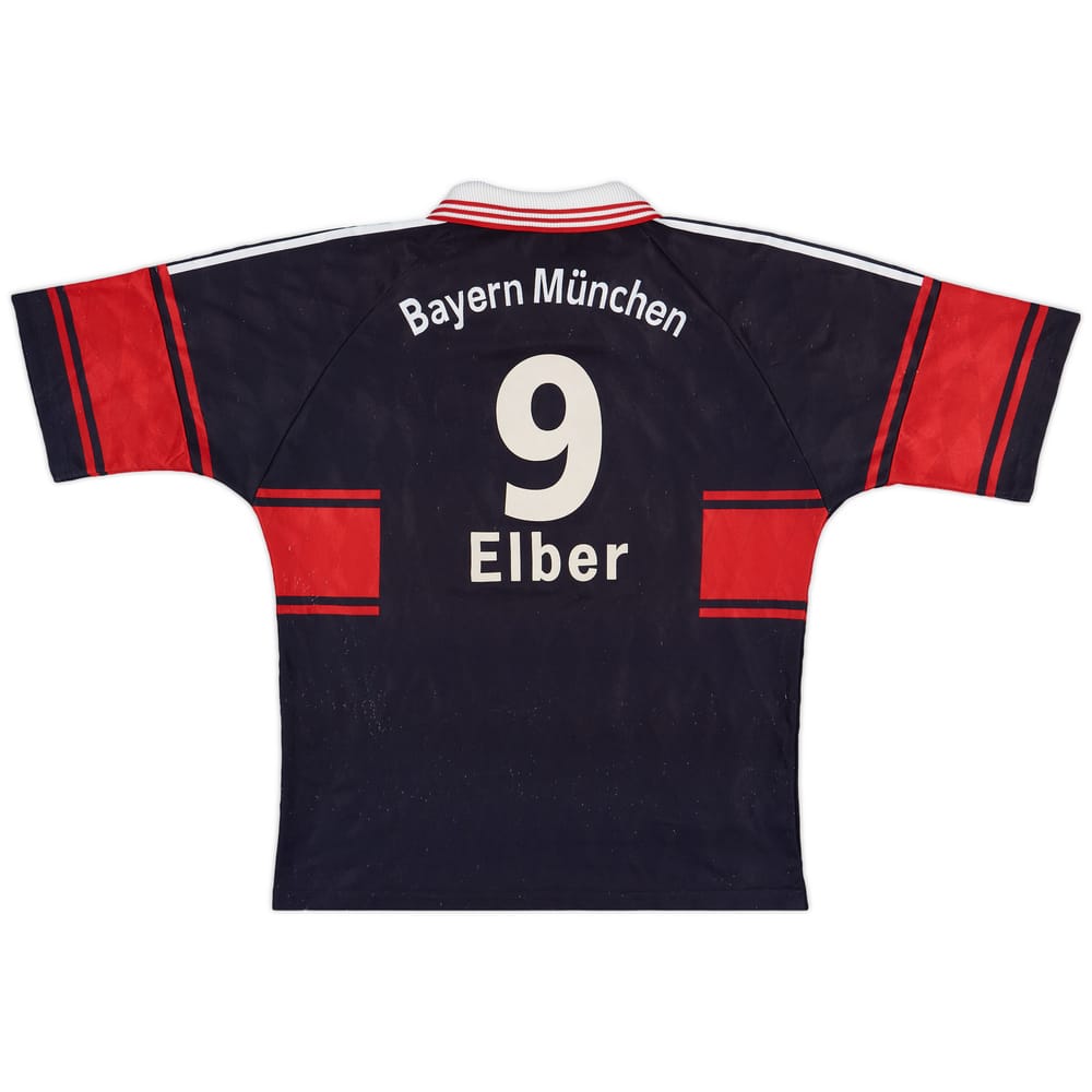 1997-99 Bayern Munich Home Shirt Elber #9 - 6/10 - (L)