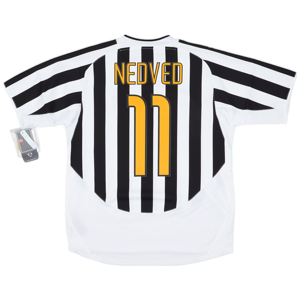 2003-04 Juventus Home Shirt Nedved #11 (L)