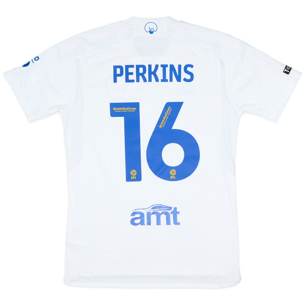 2023-24 Leeds Match Issue Home Shirt Perkins #16