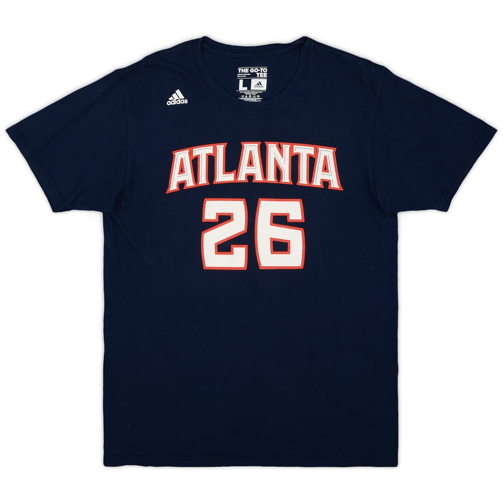 2012-15 Atlanta Hawks Korver #26 adidas Tee - 8/10 - (L)