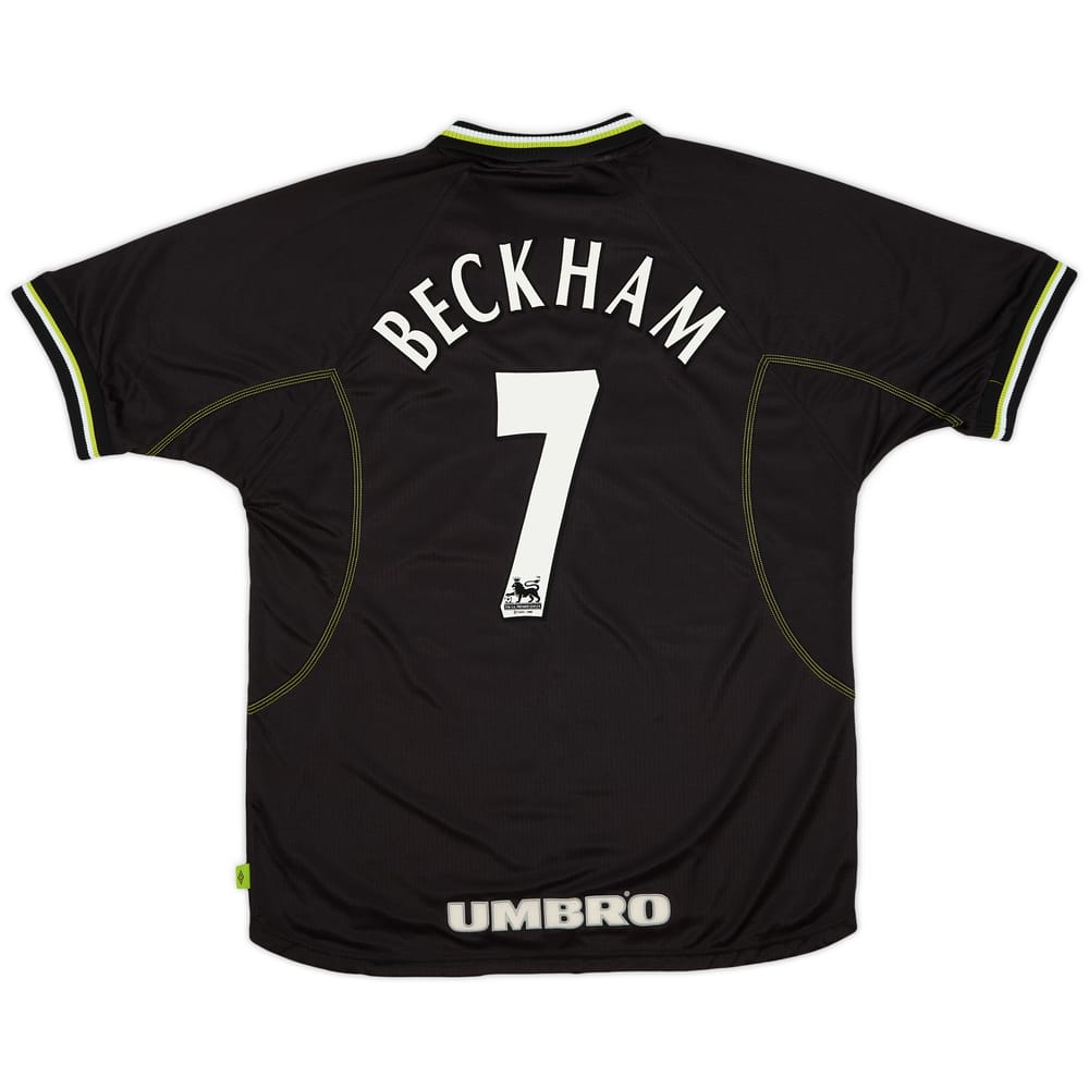 1998-99 Manchester United Third Shirt Beckham #7 - 9/10 - (XL)