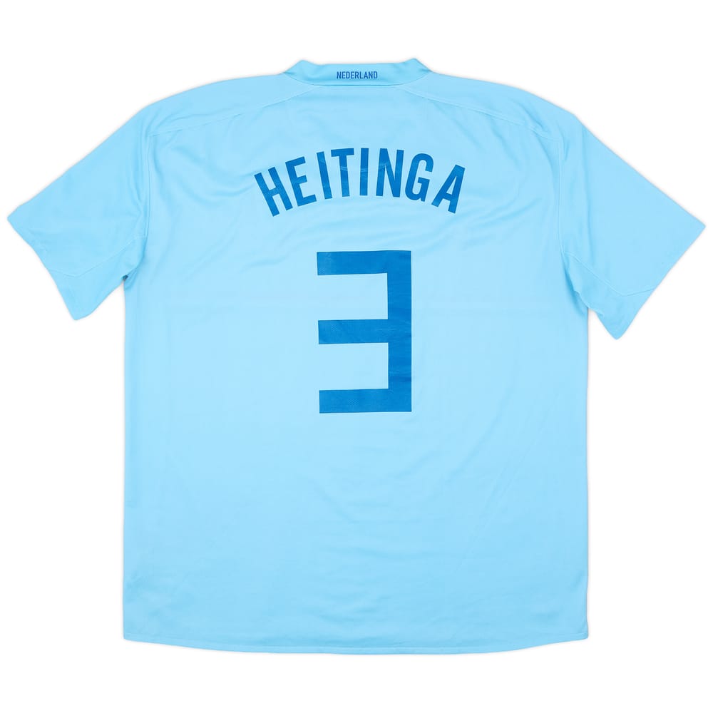 2008-10 Netherlands Away Shirt Heitinga #3 - 7/10 - (XL)