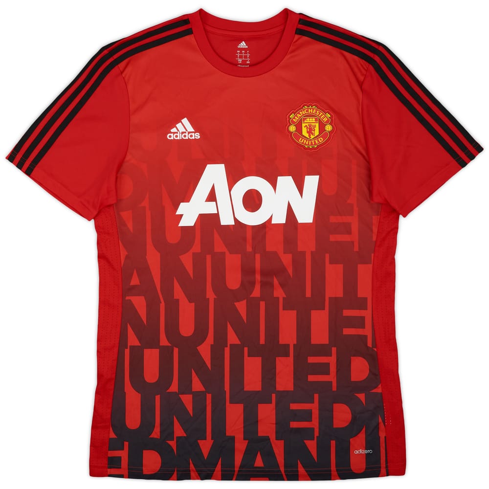 2016-17 Manchester United adidas Training Shirt - 9/10 - (L)