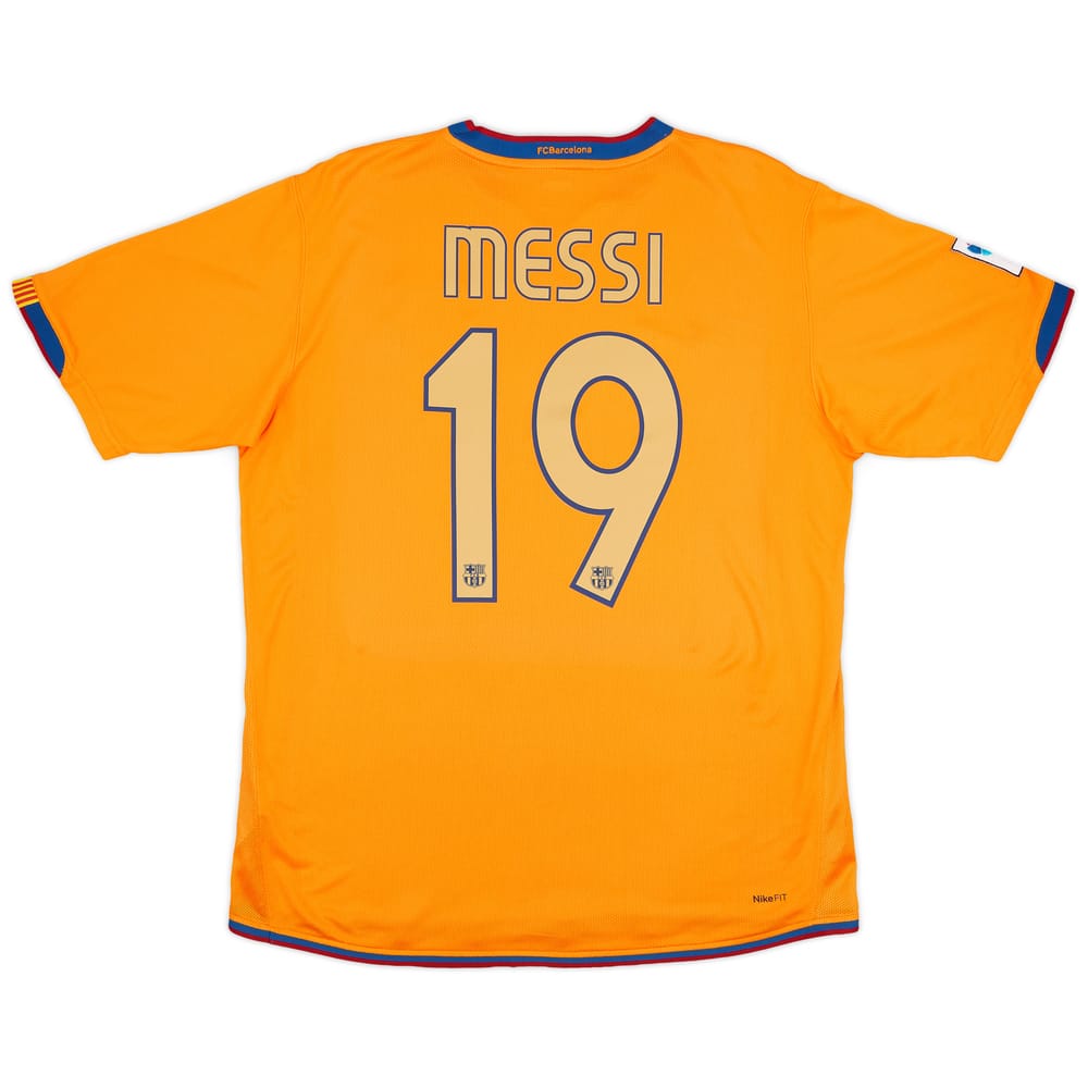 2006-08 Barcelona Away Shirt Messi #19 - 9/10 - (L)