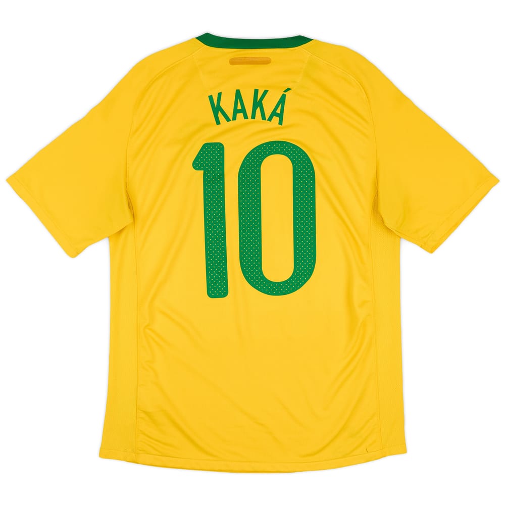 2010-11 Brazil Home Shirt Kaka #10 - 6/10 - (M)