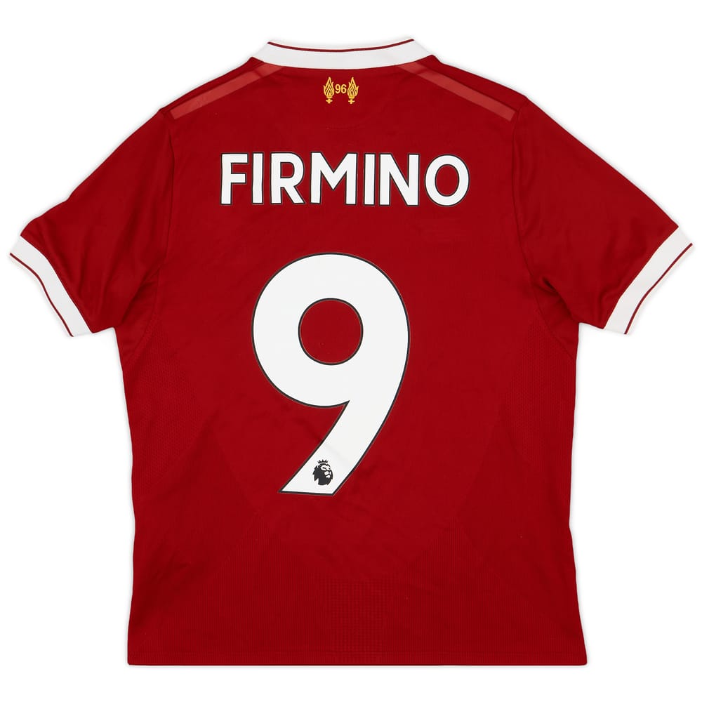 2017-18 Liverpool 125 Years Home Shirt Firmino #9 - 8/10 - (M.Boys)