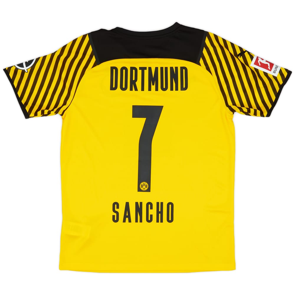 2021-22 Borussia Dortmund Home Shirt Sancho #7 (M)