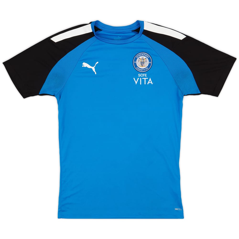 2020-21 Stockport 'Football Education' Puma Training Shirt - 9/10 - (S)