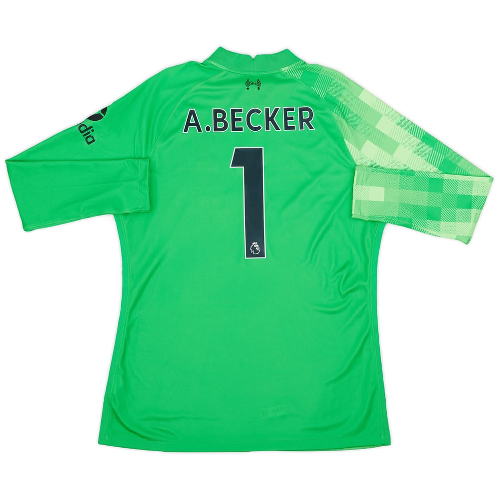 2021-22 Liverpool GK Shirt A.Becker #1 - 8/10 - (XL)