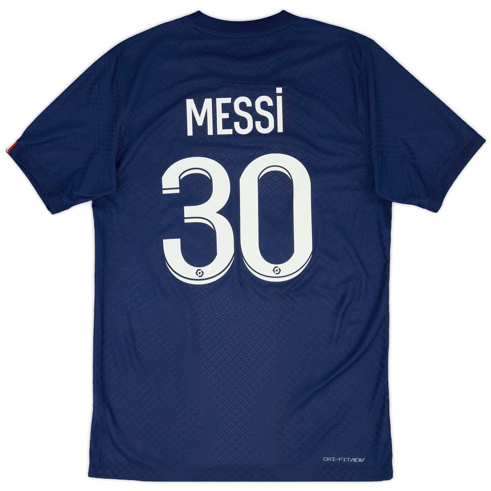2022-23 Paris Saint-Germain Authentic Home Shirt Messi #30 - 8/10 - (S)