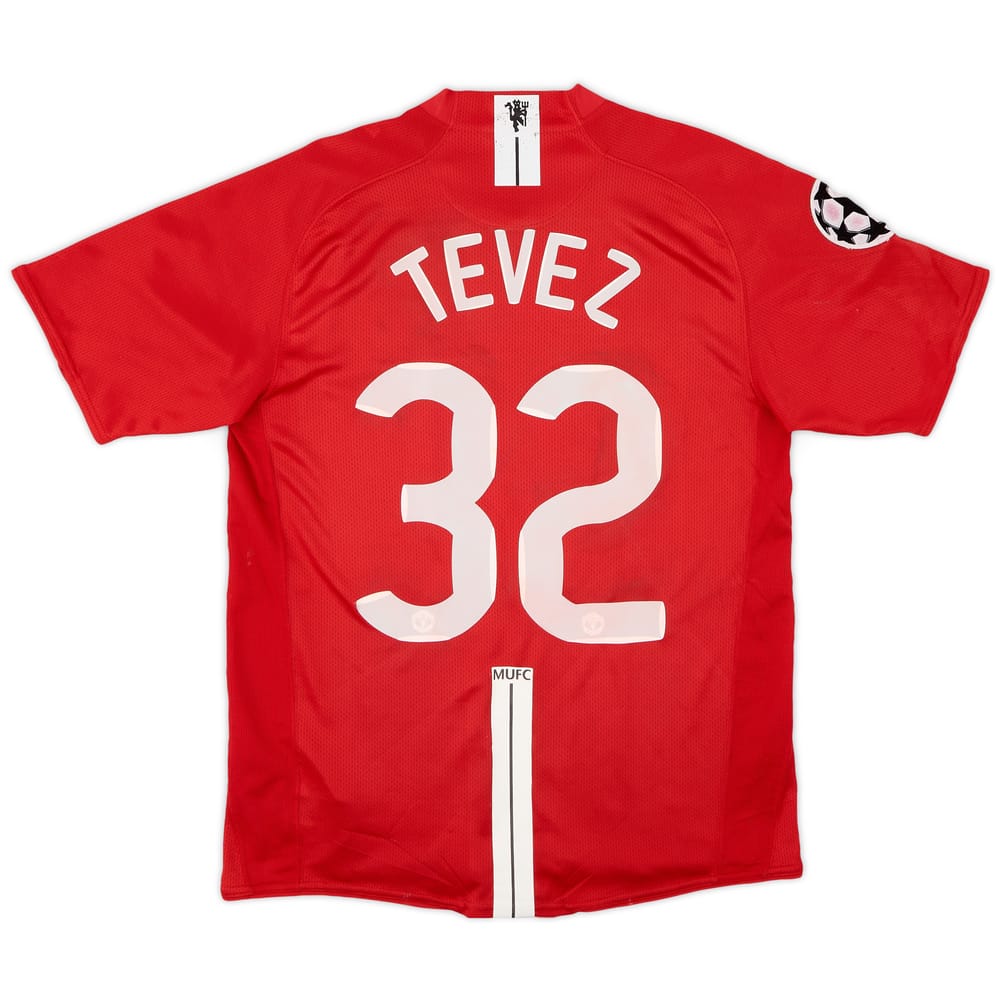 2007-09 Manchester United Home Shirt Tevez #32 - 5/10 - (M)