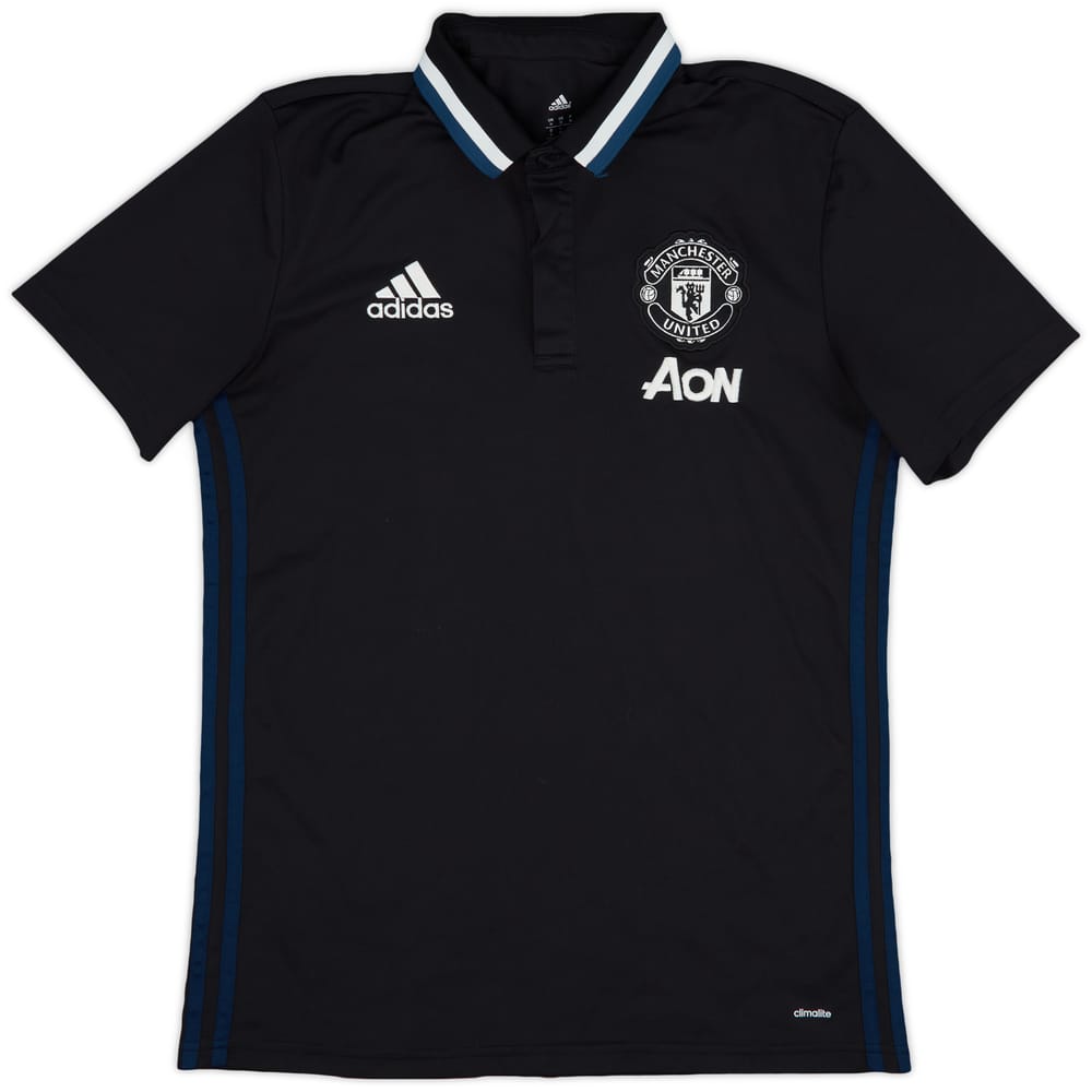 2016-17 Manchester United adidas Polo Shirt - 9/10 - (M)