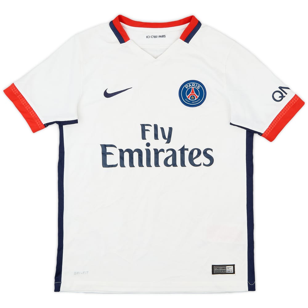 2015-16 Paris Saint-Germain Away Shirt - 7/10 - (M.Boys)