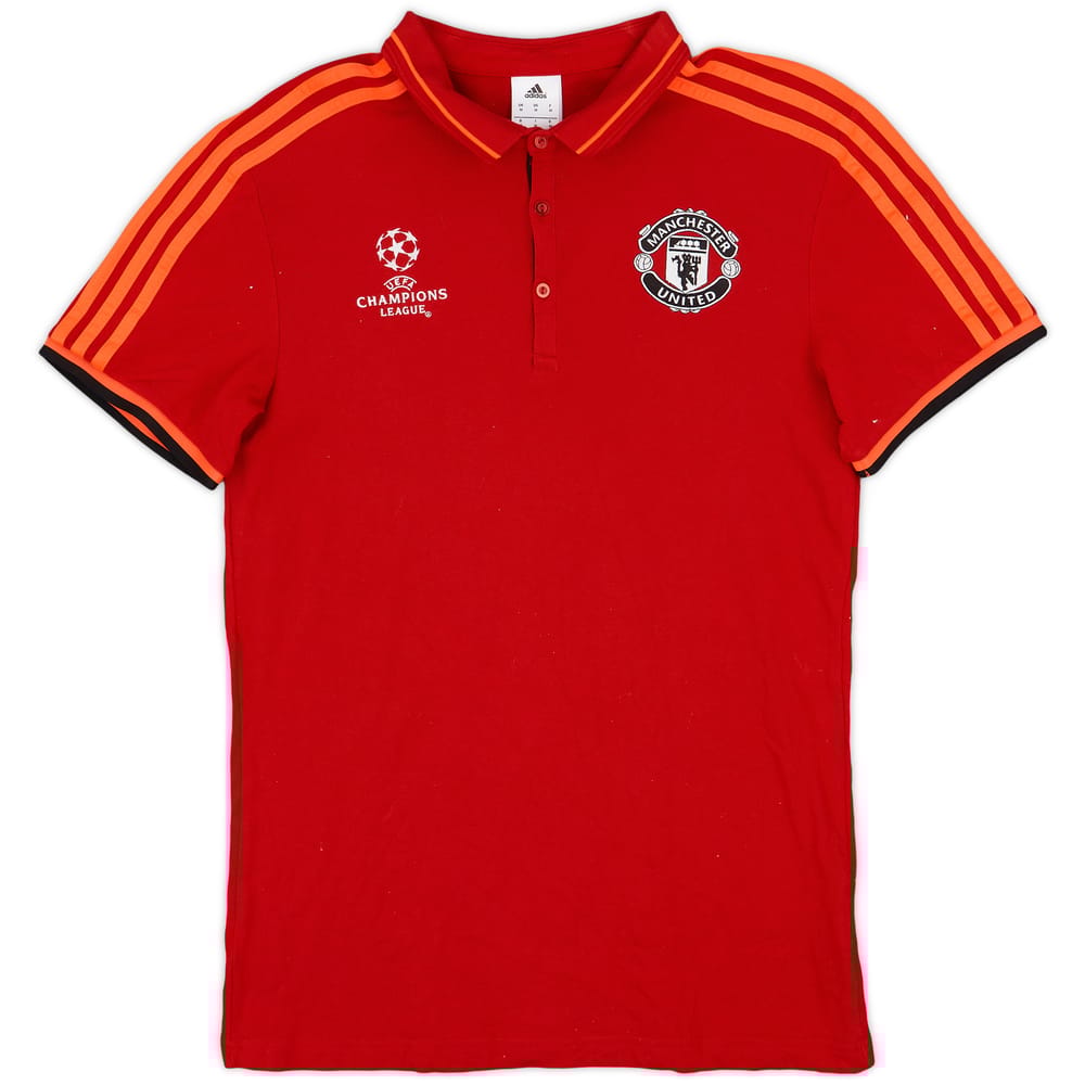 2015-16 Manchester United adidas CL Polo Shirt - 9/10 - (M)