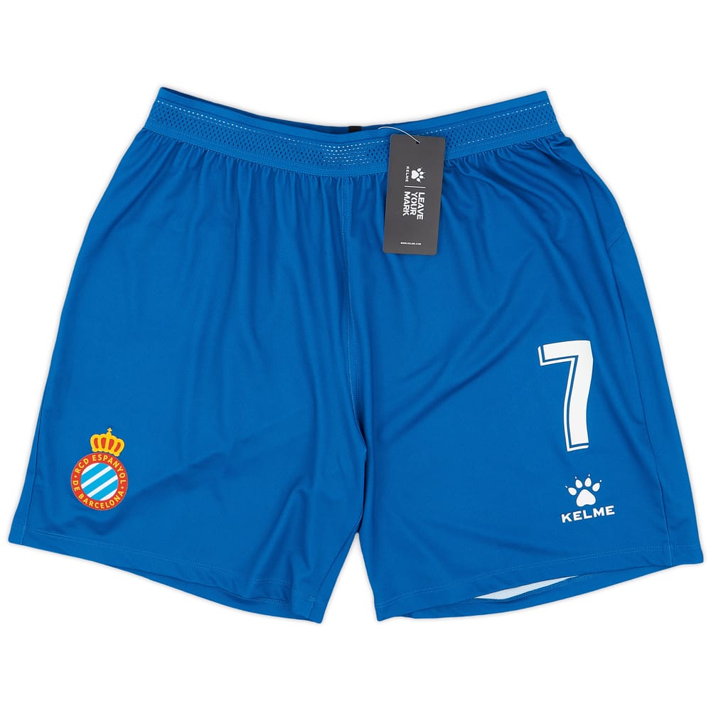 2019-20 Espanyol Home Shorts #7 (Wu Lei)