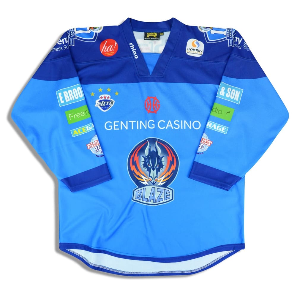 2014-15 Coventry Blaze Smith #5 Rhino Grand Slam Anniversary Jersey (Home) 3XL