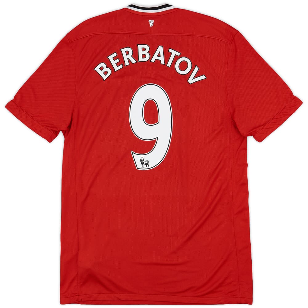2011-12 Manchester United Home Shirt Berbatov #9 - 6/10 - (L)