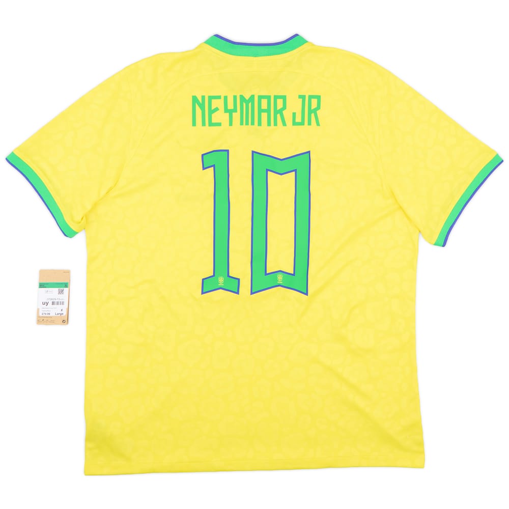 2022-23 Brazil Home Shirt Neymar #10 (XL)