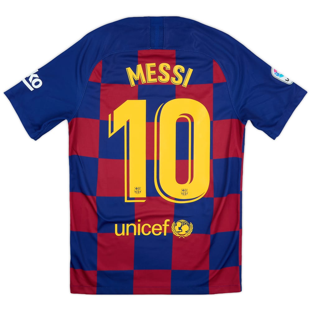 2019-20 Barcelona Home Shirt Messi #10 - 9/10 - (S)