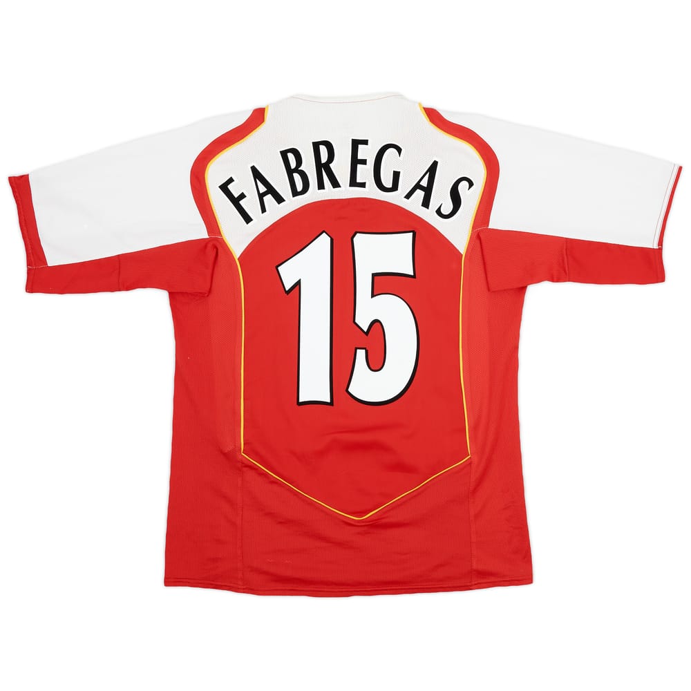 2004-05 Arsenal Home Shirt Fabregas #15 - 6/10 - (L)