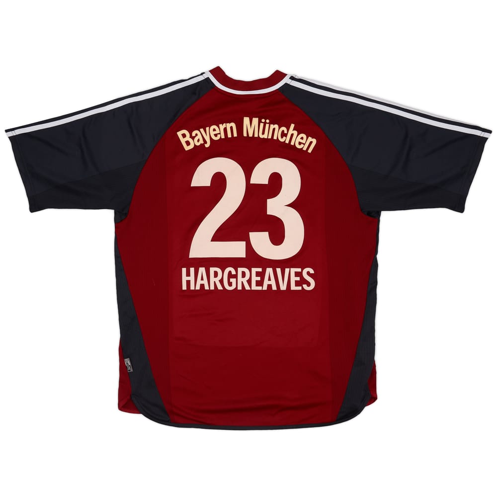 2001-02 Bayern Munich Home Shirt Hargreaves #23 - 8/10 - (XL)