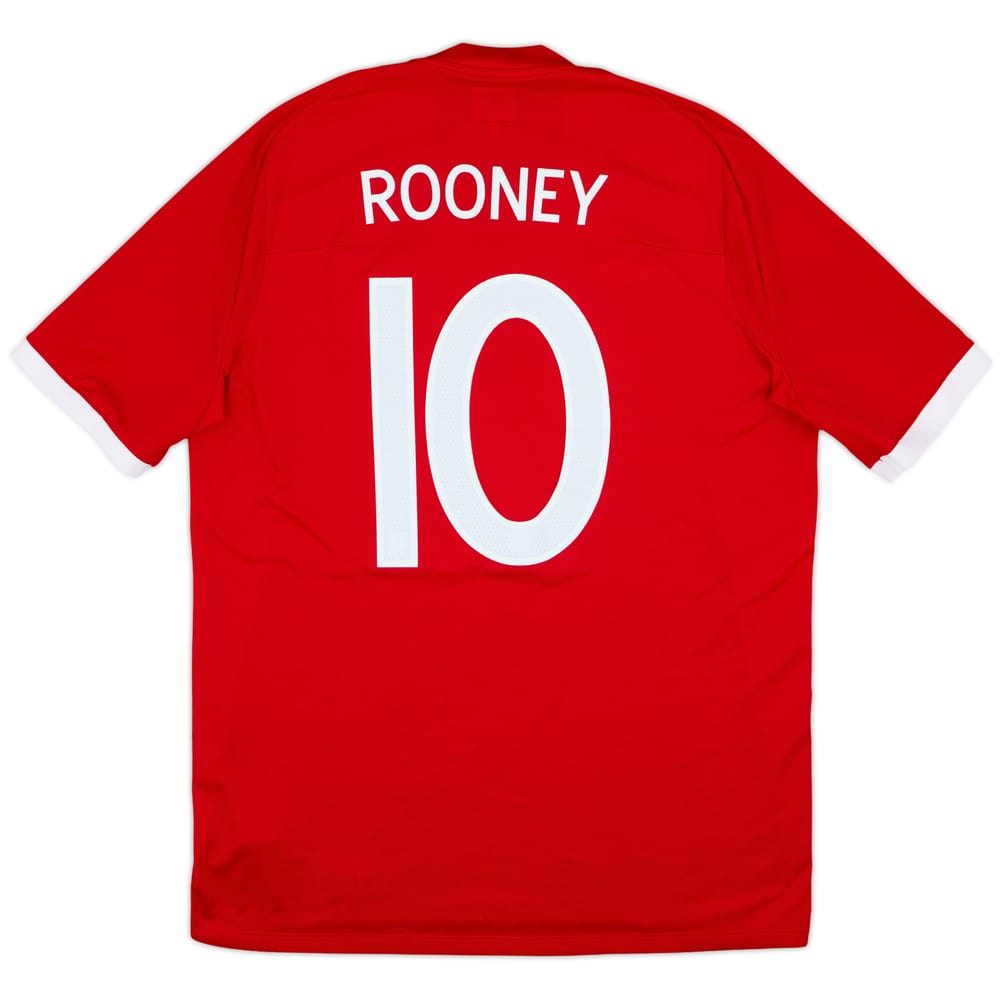 2010-11 England 'South Africa' Away Shirt Rooney #10 - 6/10 - (L)