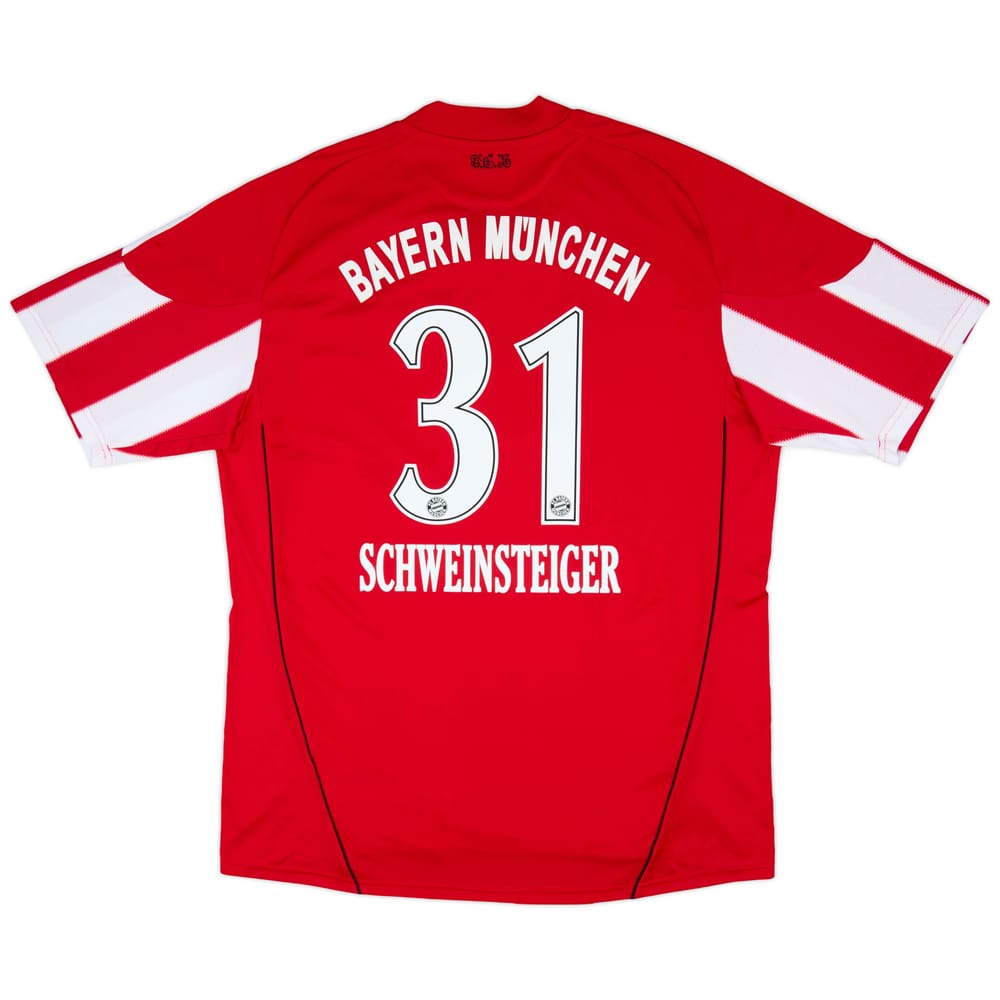 2010-11 Bayern Munich Home Shirt Schweinsteiger #31 - 6/10 - (S)