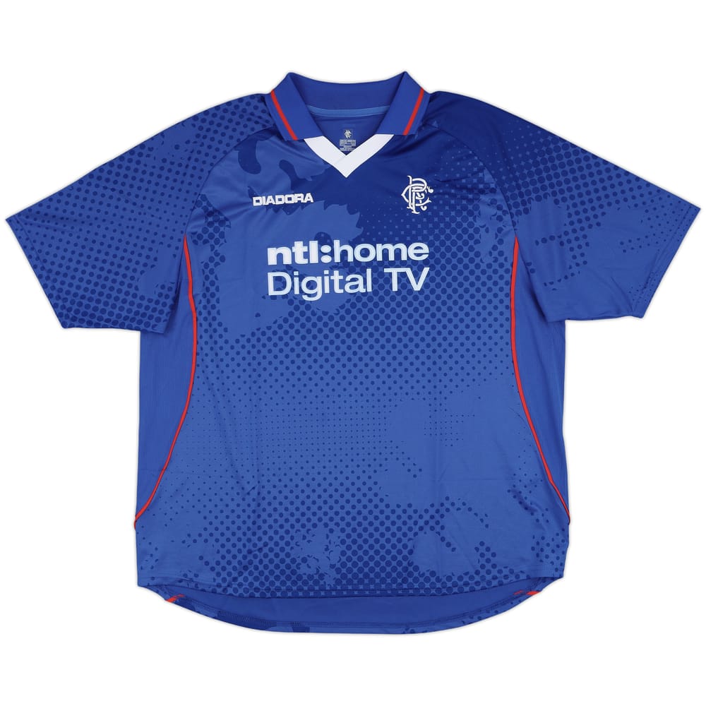 2002-03 Rangers Home Shirt - 9/10 - (XXL)