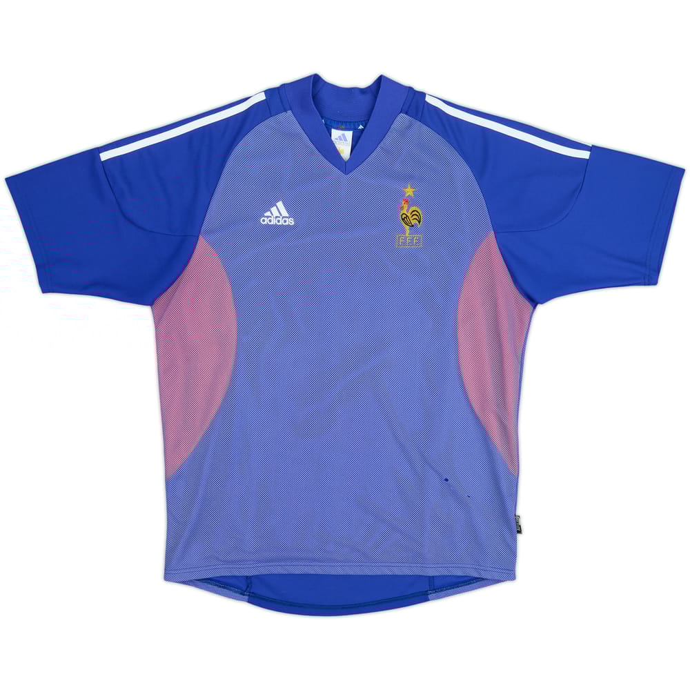 2002-04 Francia Camiseta Local - 4/10 - (XL)