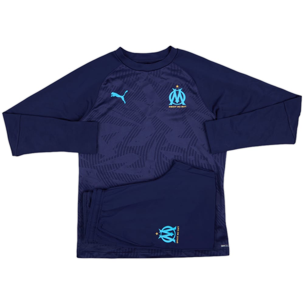 2018-19 Olympique Marseille Puma Tracksuit - 8/10 - (S)