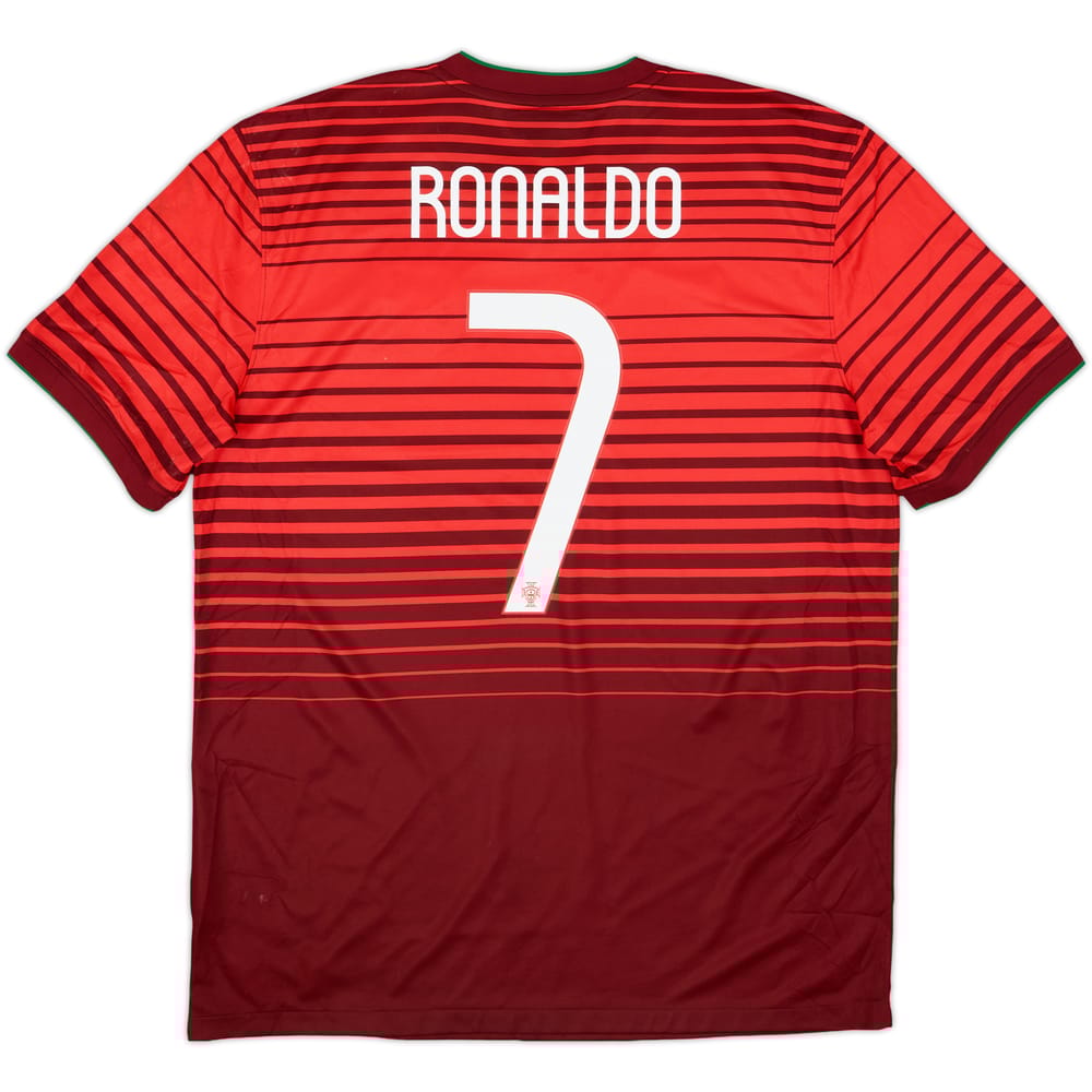 2014-15 Portugal Home Shirt Ronaldo #7 (L)