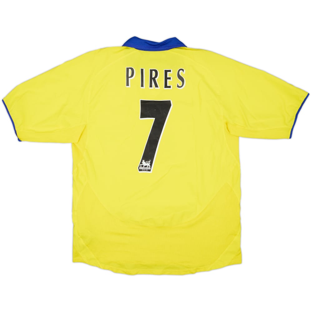 2003-05 Arsenal Away Shirt Pires #7 - 6/10 - (M)