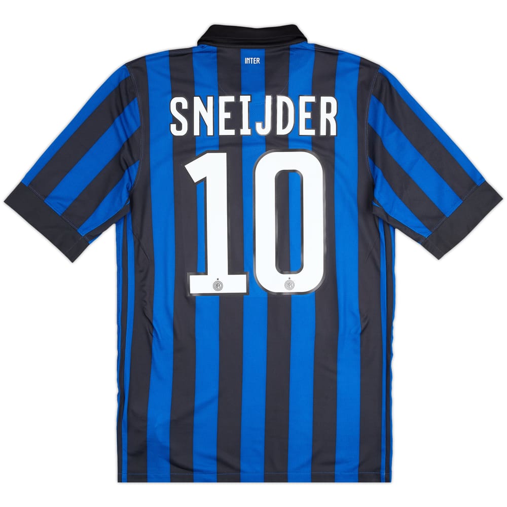 2011-12 Inter Milan Home Shirt Sneijder #10 - 9/10 - (S)
