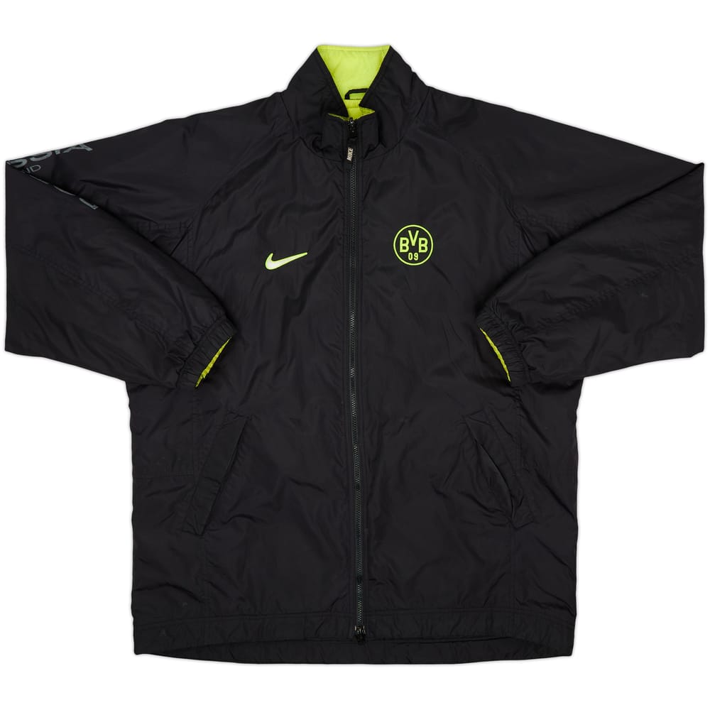 1997-98 Borussia Dortmund Nike Reversible Padded Bench Coat - 8/10 - (L)