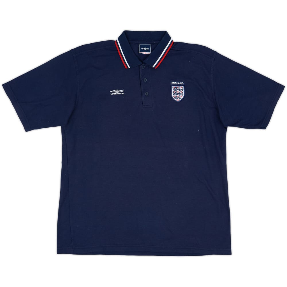 2002-03 England Umbro Polo Shirt - 8/10 - (L)