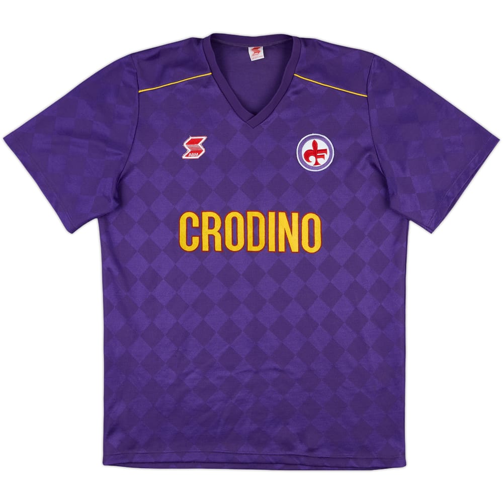 1988-89 Fiorentina Player Issue ABM Training Shirt #6 - 6/10 - (L)