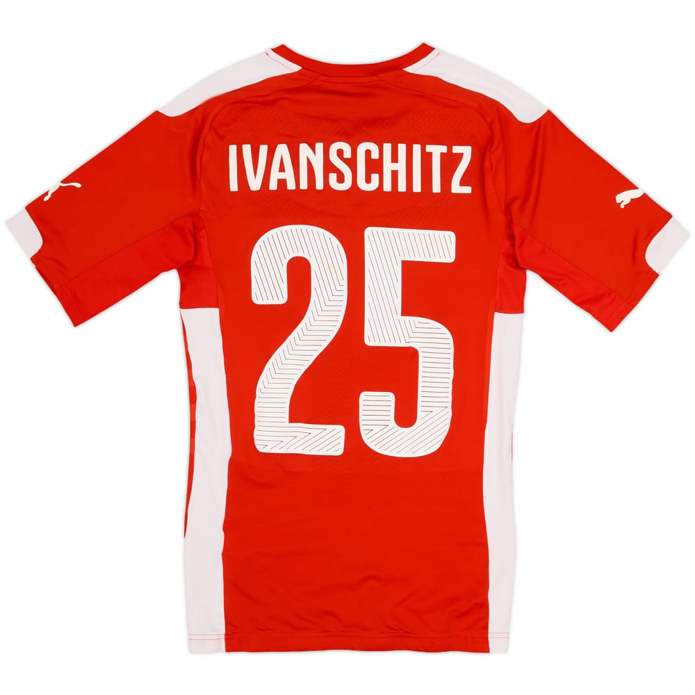 2014-16 Austria Player Issue Home Shirt Ivanschitz #25 - 6/10 - (M)