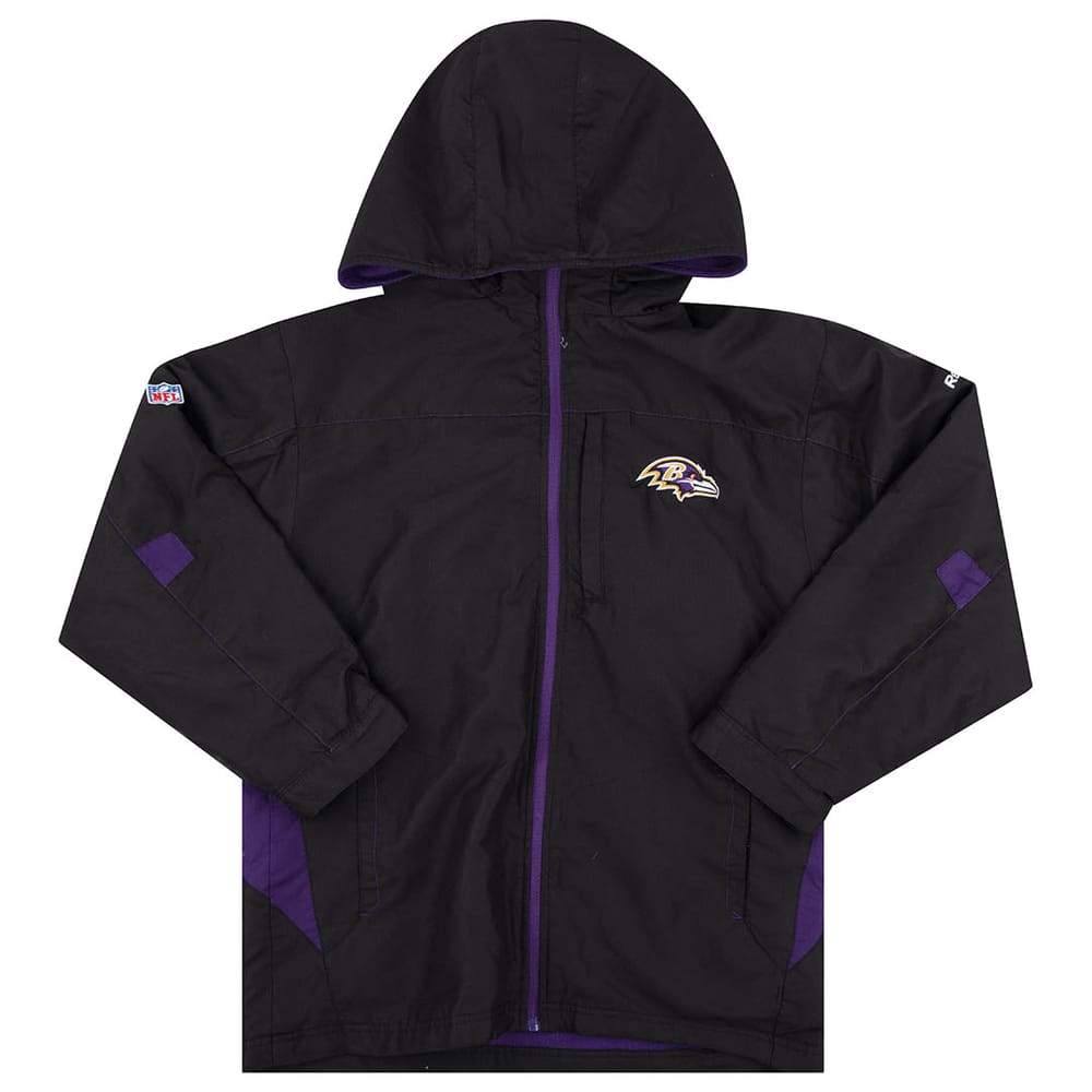 2008-11 Baltimore Ravens Reebok Hooded Jacket Y