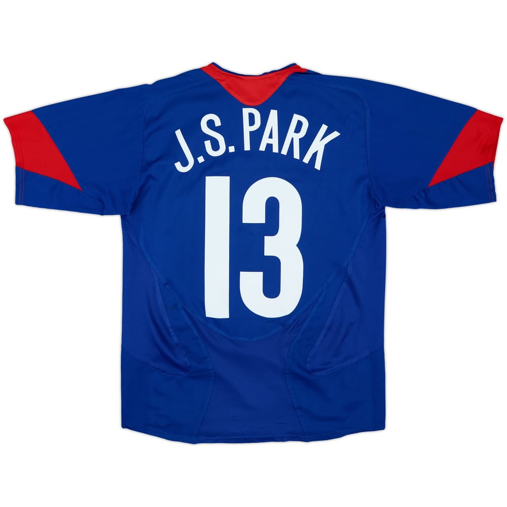 2005-06 Manchester United Away Shirt J.S.Park #13 - 6/10 - (S)