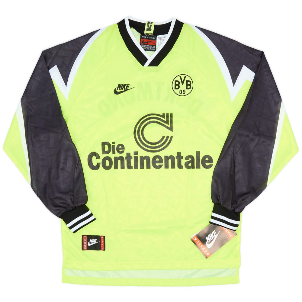 1995-96 Borussia Dortmund Home L/S Shirt (M)